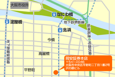 岡安証券本店map