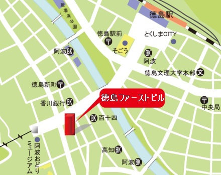 岡安証券徳島営業所map